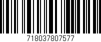 Código de barras (EAN, GTIN, SKU, ISBN): '718037807577'