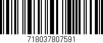 Código de barras (EAN, GTIN, SKU, ISBN): '718037807591'