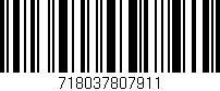 Código de barras (EAN, GTIN, SKU, ISBN): '718037807911'