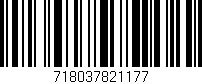Código de barras (EAN, GTIN, SKU, ISBN): '718037821177'
