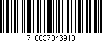Código de barras (EAN, GTIN, SKU, ISBN): '718037846910'