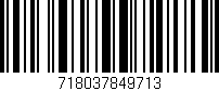 Código de barras (EAN, GTIN, SKU, ISBN): '718037849713'