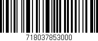 Código de barras (EAN, GTIN, SKU, ISBN): '718037853000'