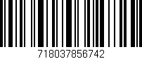 Código de barras (EAN, GTIN, SKU, ISBN): '718037856742'