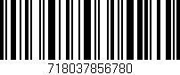 Código de barras (EAN, GTIN, SKU, ISBN): '718037856780'