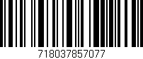 Código de barras (EAN, GTIN, SKU, ISBN): '718037857077'