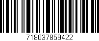 Código de barras (EAN, GTIN, SKU, ISBN): '718037859422'