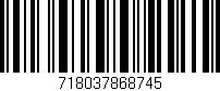 Código de barras (EAN, GTIN, SKU, ISBN): '718037868745'
