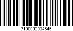 Código de barras (EAN, GTIN, SKU, ISBN): '7180802384546'