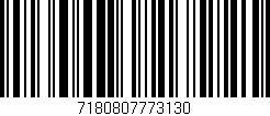 Código de barras (EAN, GTIN, SKU, ISBN): '7180807773130'