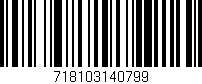 Código de barras (EAN, GTIN, SKU, ISBN): '718103140799'