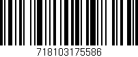 Código de barras (EAN, GTIN, SKU, ISBN): '718103175586'