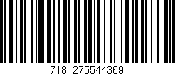 Código de barras (EAN, GTIN, SKU, ISBN): '7181275544369'