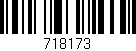 Código de barras (EAN, GTIN, SKU, ISBN): '718173'