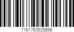 Código de barras (EAN, GTIN, SKU, ISBN): '7181763525856'
