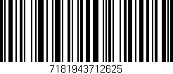 Código de barras (EAN, GTIN, SKU, ISBN): '7181943712625'