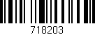 Código de barras (EAN, GTIN, SKU, ISBN): '718203'
