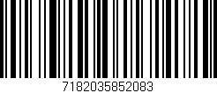 Código de barras (EAN, GTIN, SKU, ISBN): '7182035852083'