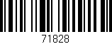 Código de barras (EAN, GTIN, SKU, ISBN): '71828'