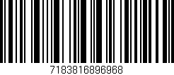 Código de barras (EAN, GTIN, SKU, ISBN): '7183816896968'