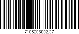 Código de barras (EAN, GTIN, SKU, ISBN): '7185286002.37'
