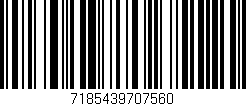 Código de barras (EAN, GTIN, SKU, ISBN): '7185439707560'