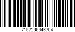 Código de barras (EAN, GTIN, SKU, ISBN): '7187238346704'