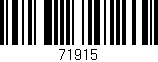 Código de barras (EAN, GTIN, SKU, ISBN): '71915'