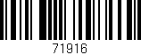 Código de barras (EAN, GTIN, SKU, ISBN): '71916'