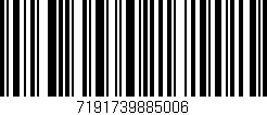 Código de barras (EAN, GTIN, SKU, ISBN): '7191739885006'