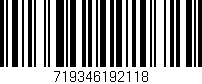 Código de barras (EAN, GTIN, SKU, ISBN): '719346192118'