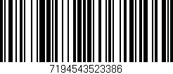 Código de barras (EAN, GTIN, SKU, ISBN): '7194543523386'