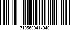 Código de barras (EAN, GTIN, SKU, ISBN): '7195689414040'