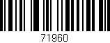 Código de barras (EAN, GTIN, SKU, ISBN): '71960'