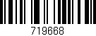 Código de barras (EAN, GTIN, SKU, ISBN): '719668'