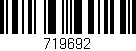 Código de barras (EAN, GTIN, SKU, ISBN): '719692'