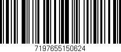 Código de barras (EAN, GTIN, SKU, ISBN): '7197655150624'