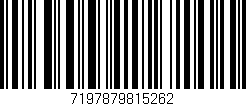 Código de barras (EAN, GTIN, SKU, ISBN): '7197879815262'