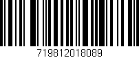 Código de barras (EAN, GTIN, SKU, ISBN): '719812018089'