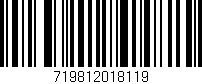 Código de barras (EAN, GTIN, SKU, ISBN): '719812018119'