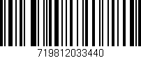Código de barras (EAN, GTIN, SKU, ISBN): '719812033440'