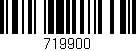 Código de barras (EAN, GTIN, SKU, ISBN): '719900'