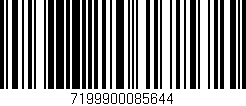 Código de barras (EAN, GTIN, SKU, ISBN): '7199900085644'