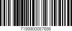 Código de barras (EAN, GTIN, SKU, ISBN): '7199900087686'