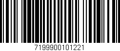 Código de barras (EAN, GTIN, SKU, ISBN): '7199900101221'