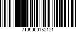 Código de barras (EAN, GTIN, SKU, ISBN): '7199900152131'