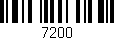 Código de barras (EAN, GTIN, SKU, ISBN): '7200'