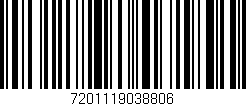 Código de barras (EAN, GTIN, SKU, ISBN): '7201119038806'