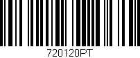 Código de barras (EAN, GTIN, SKU, ISBN): '720120PT'
