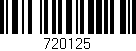 Código de barras (EAN, GTIN, SKU, ISBN): '720125'